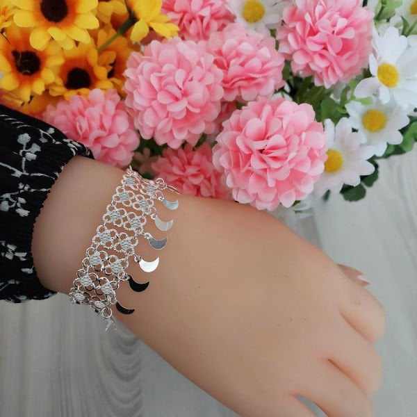 Gümüş Mardin Yöresel Telkari Bileklik