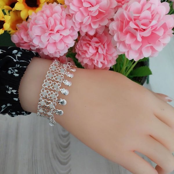 Gümüş Akıtma Kişniş Bileklik