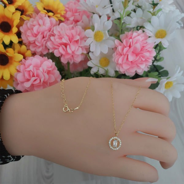 Gümüş Baget Kolye