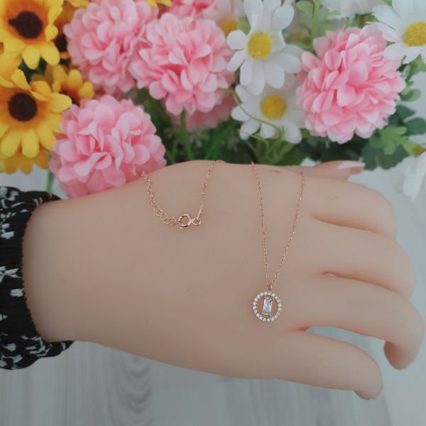 Gümüş Baget Kolye