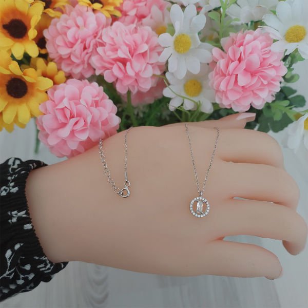 Gümüş Baget Kolye