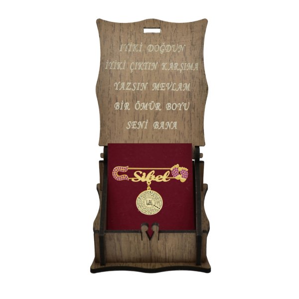 Gümüş Şifa Ayeti İsimli Bebek Nazar İğnesi