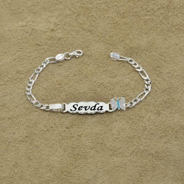 Gümüş Bulutlu İsimli Çocuk Bileklik