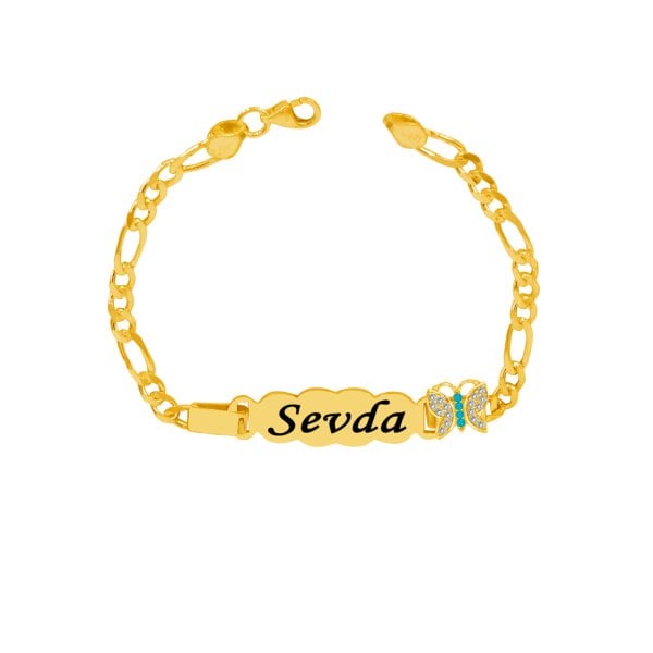 Gümüş Bulutlu İsimli Çocuk Bileklik