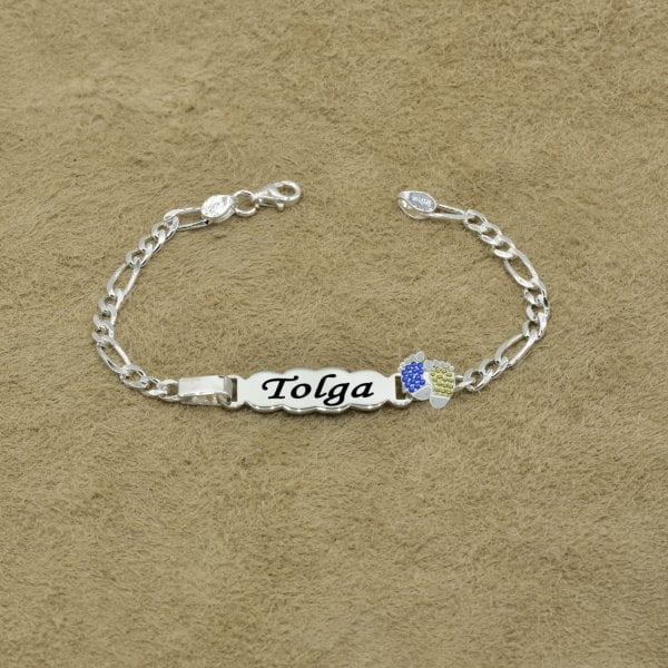 Gümüş Bulut Patikli İsimli Çocuk Bileklik