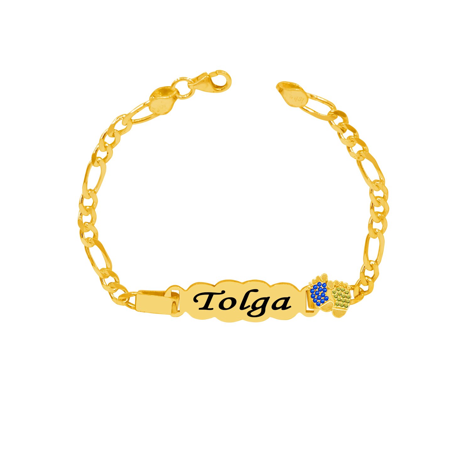 Gümüş Bulut Patikli İsimli Çocuk Bileklik