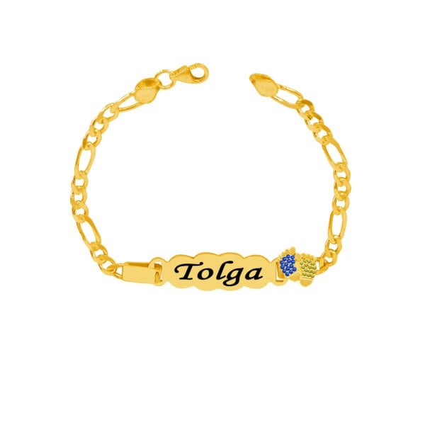 Gümüş Bulut Patikli İsimli Çocuk Bileklik