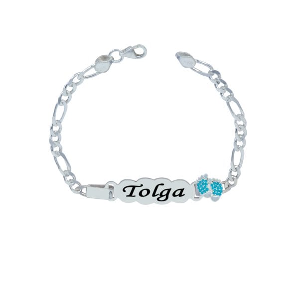 Gümüş Patikli İsimli Bebek Künye