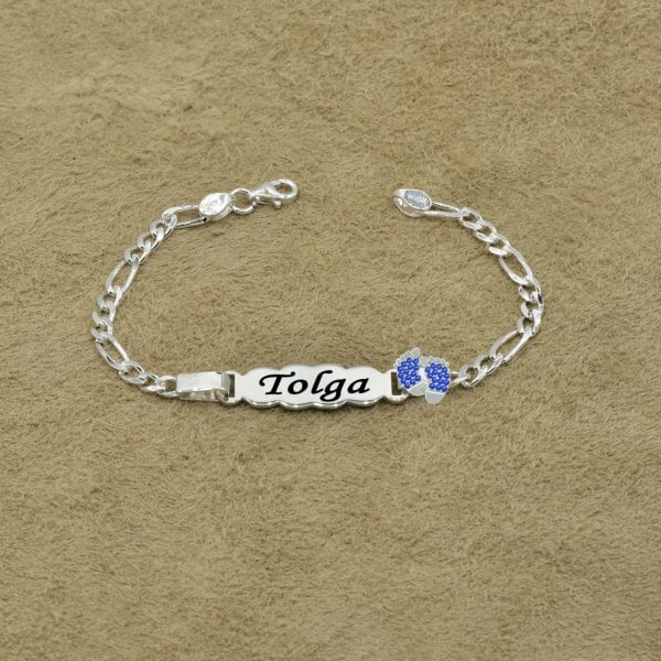 Gümüş Patikli İsimli Bebek Künyesi