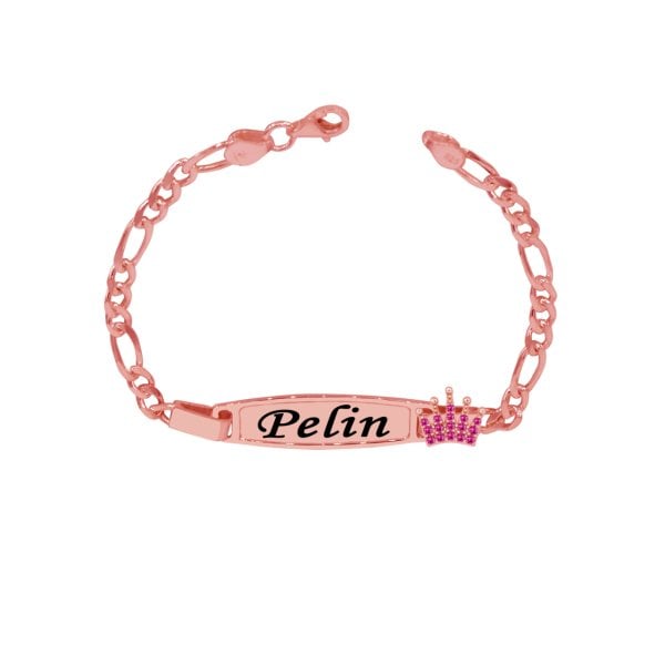 Gümüş Taçlı İsimli Bebek Künye