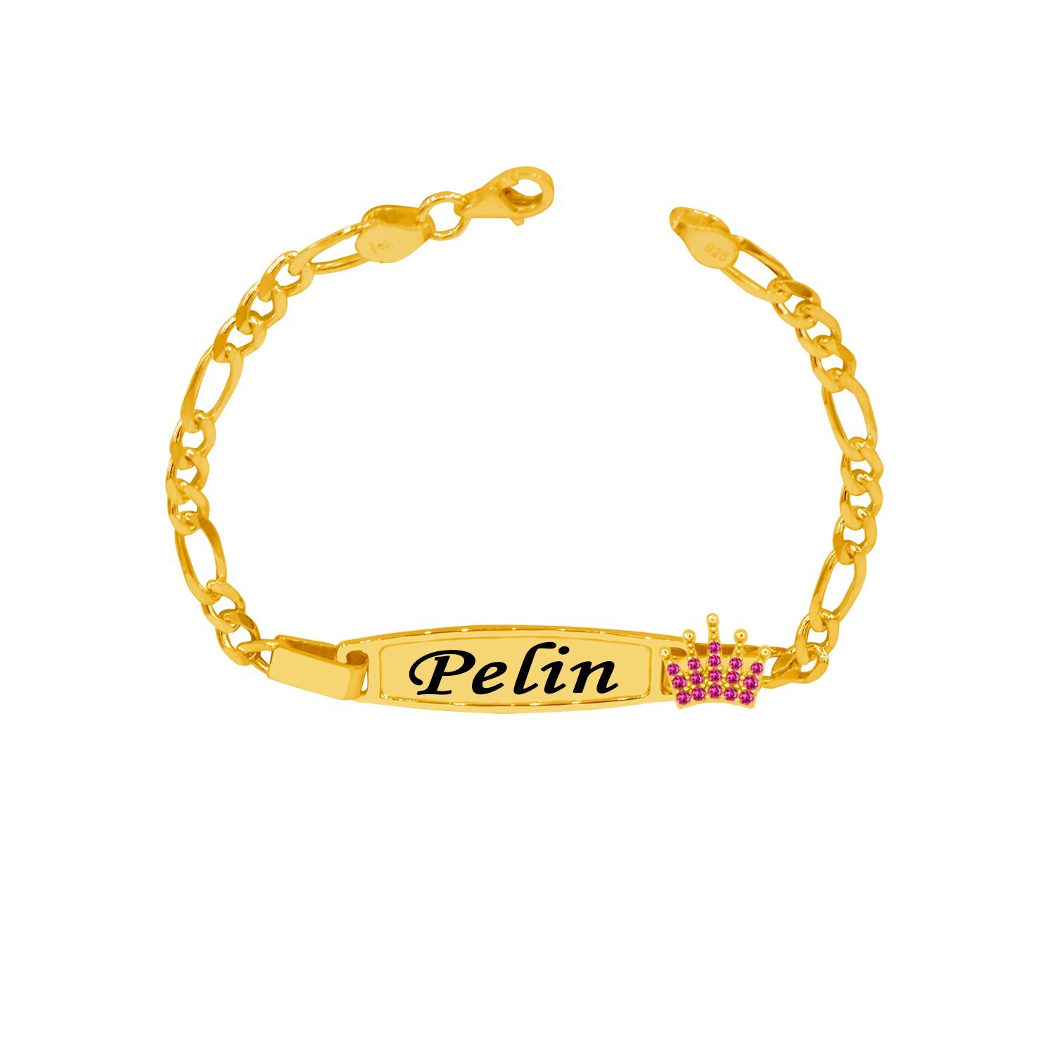 Gümüş Taçlı İsimli Bebek Künye