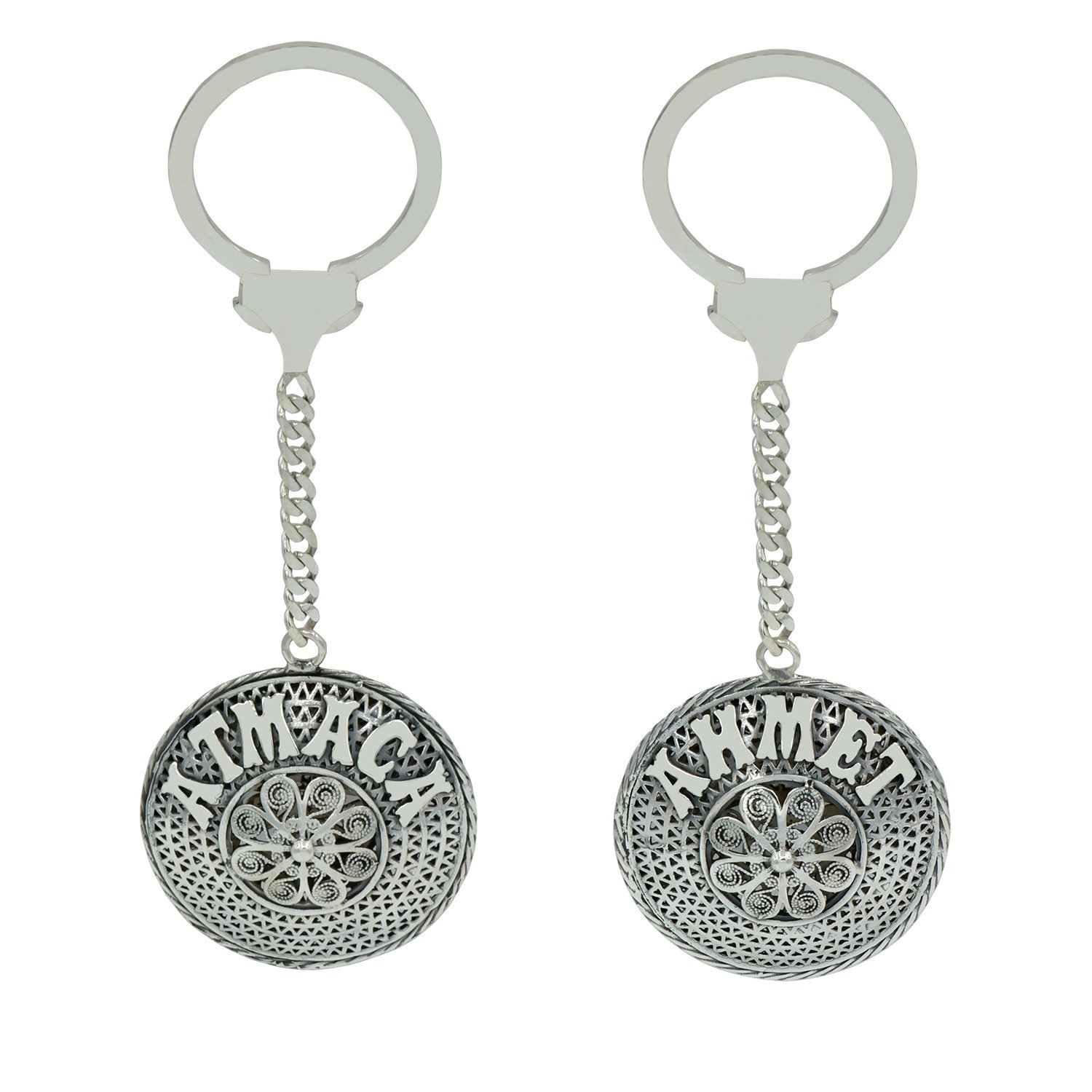 Gümüş Telkari İsimli Anahtarlık