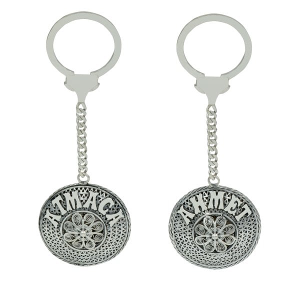 Gümüş Telkari İsimli Anahtarlık