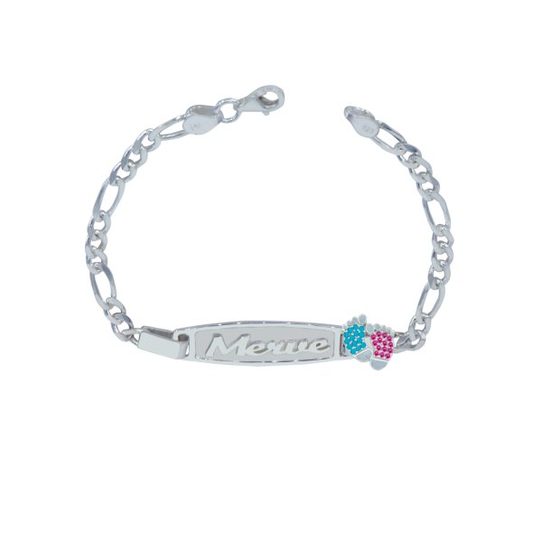 Gümüş Patikli Çocuk İsimli Bileklik