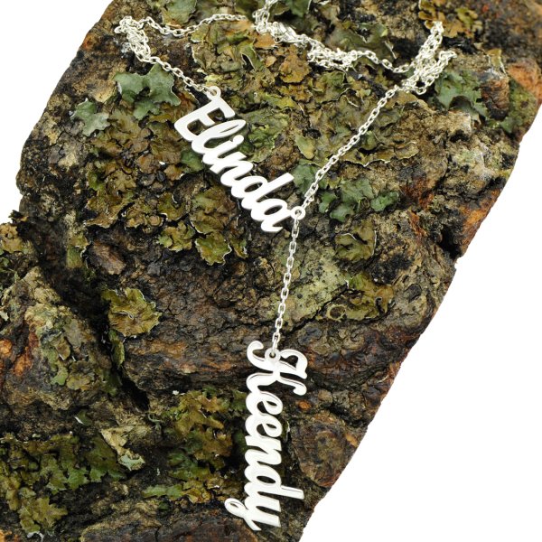 Gümüş Özel Tasarım 2 İsimli Kolye