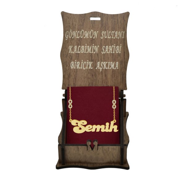 Gümüş Zinciri Çift Sonsuzluk İsimli Kolye