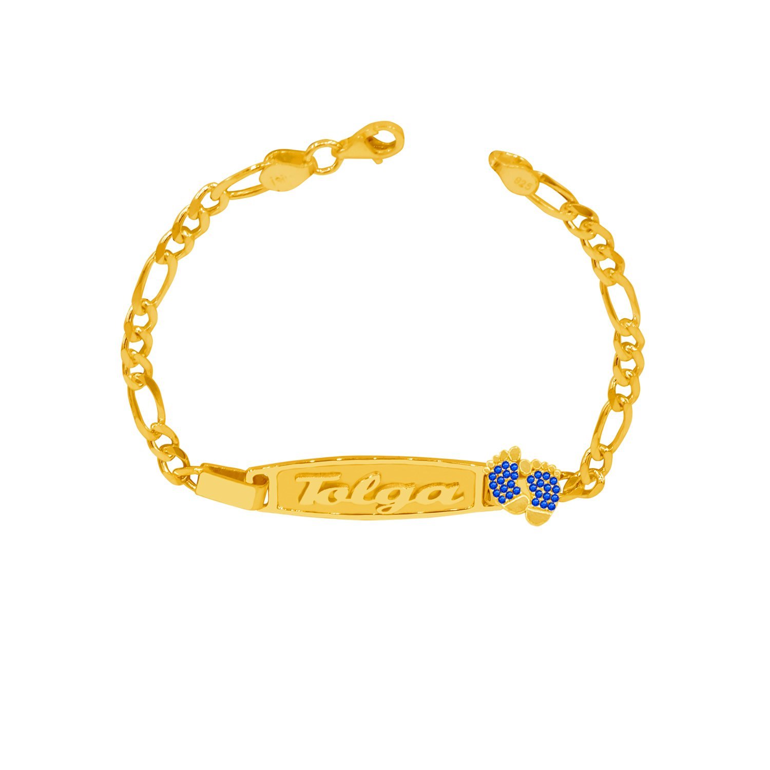 Gümüş İsimli Bebek Bileklik