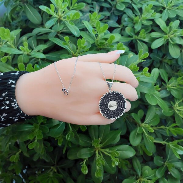 Gümüş Peygamber Duaları Bayan Kolye