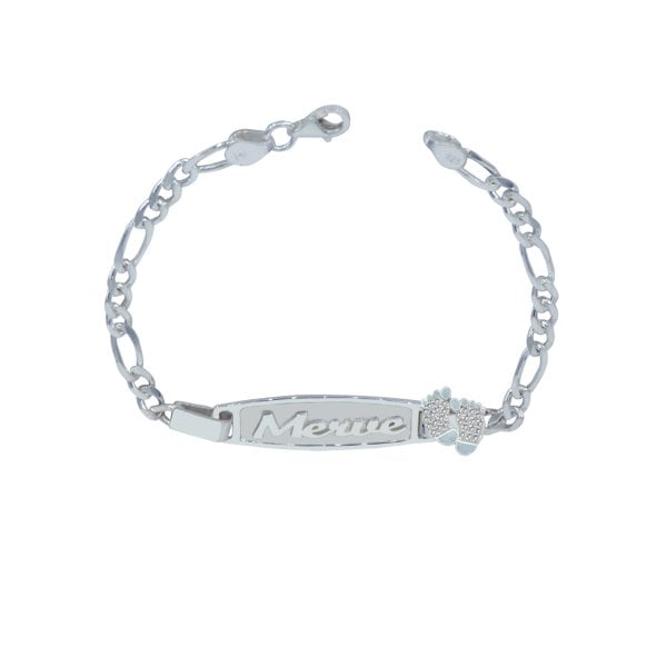 Gümüş İsimli Bebek Künyesi