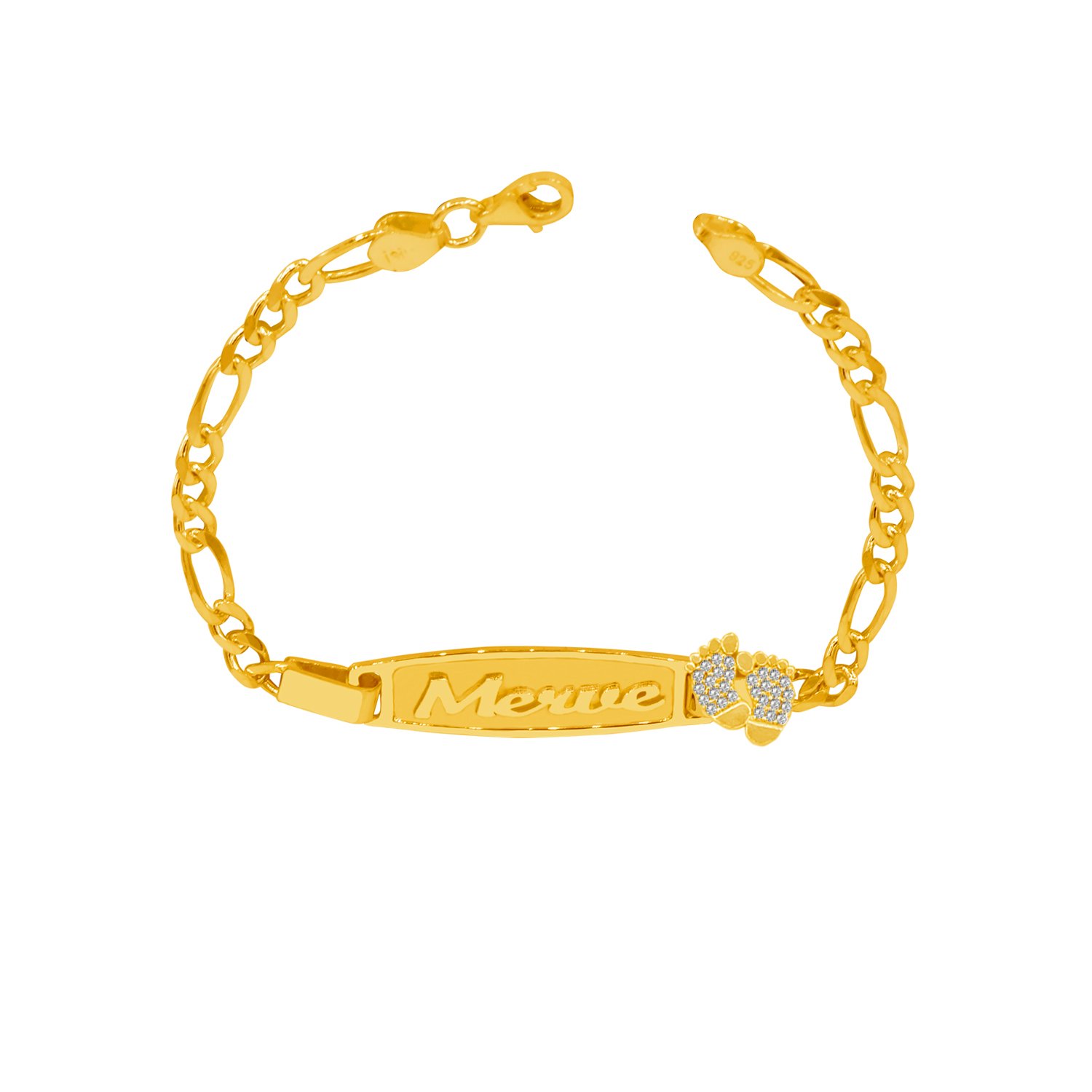 Gümüş İsimli Bebek Künyesi