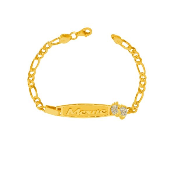 Gümüş İsimli Bebek Künyesi