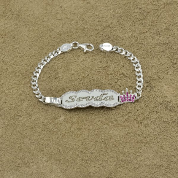 Gümüş İsimli Kız Çocuk Bileklik