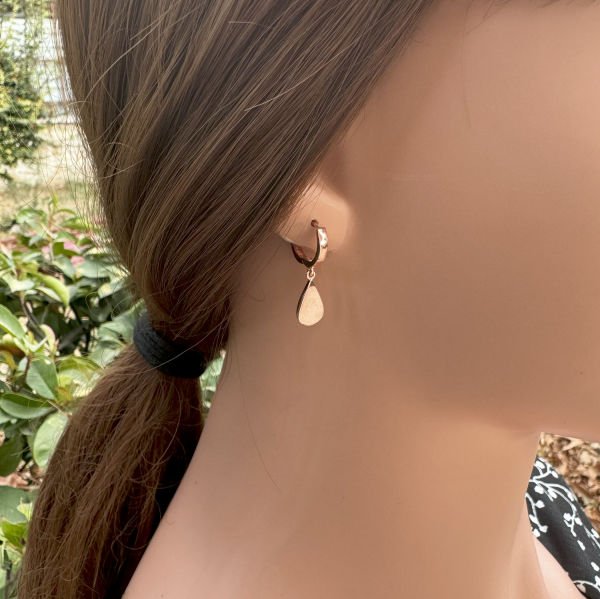 Gümüş Minik Damla Küpe