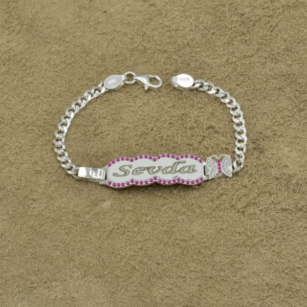 Gümüş İsimli Kız Bebek Bileklik