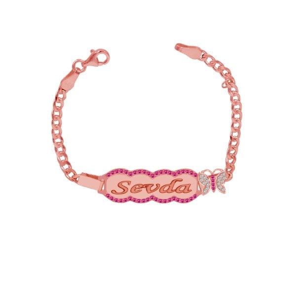 Gümüş İsimli Kız Bebek Bileklik