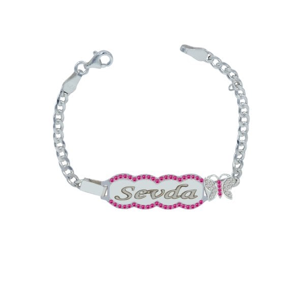 Gümüş İsimli Kız Bebek Bileklik