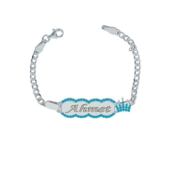 Gümüş Erkek Bebek Künyesi