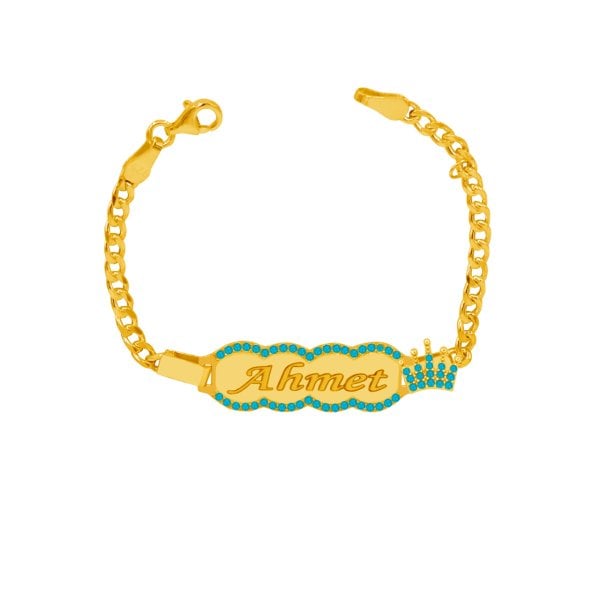 Gümüş Erkek Bebek Künyesi