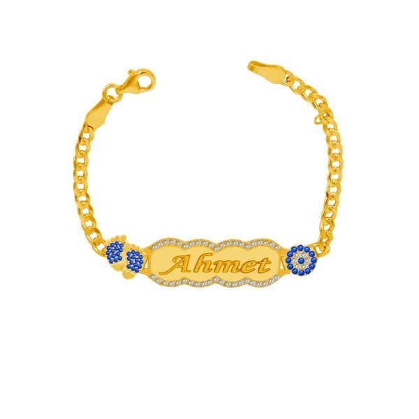 Gümüş Nazarlık İsimli Erkek Bebek Künyesi