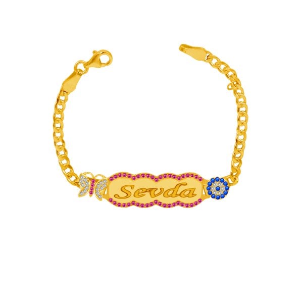 Gümüş İsimli Kız Çocuk Bileklik