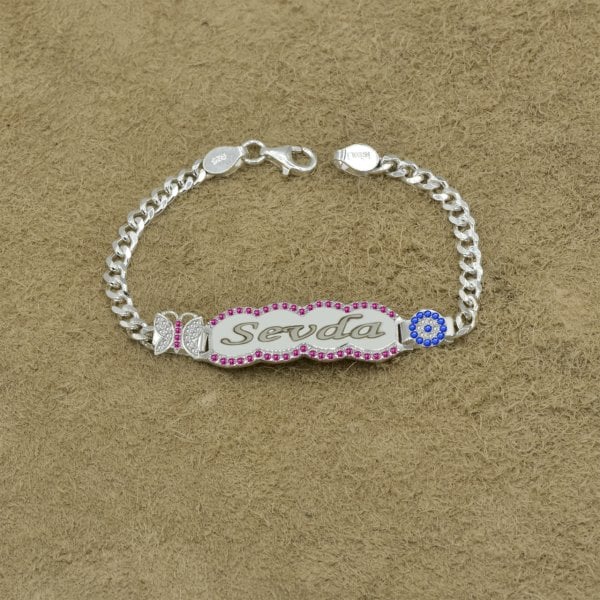 Gümüş İsimli Kız Çocuk Bileklik
