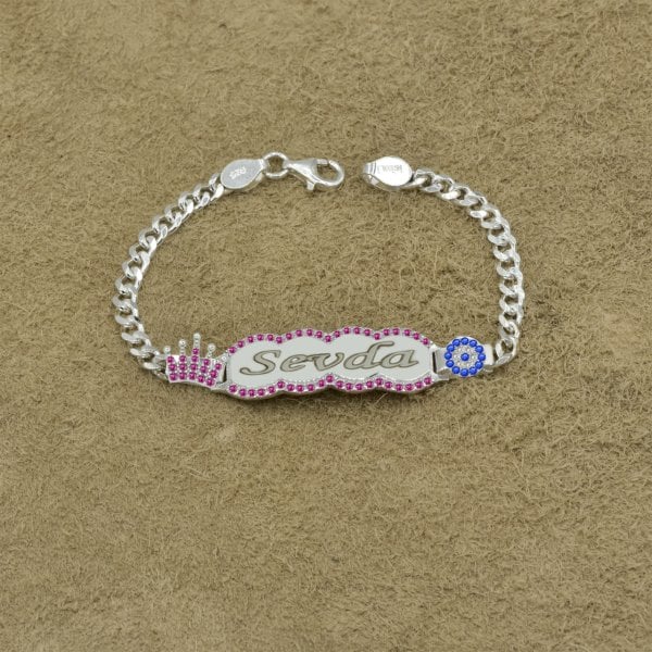 Gümüş İsimli Kız Bebek Bileklik