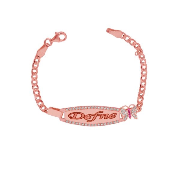 Gümüş İsimli Çocuk Bilekliği