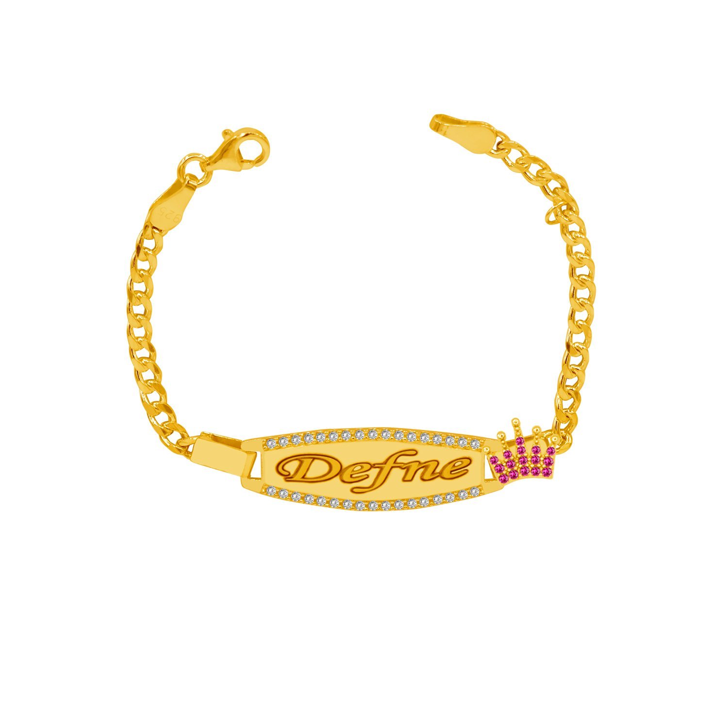 Gümüş İsimli Kız Çocuk Bilekliği