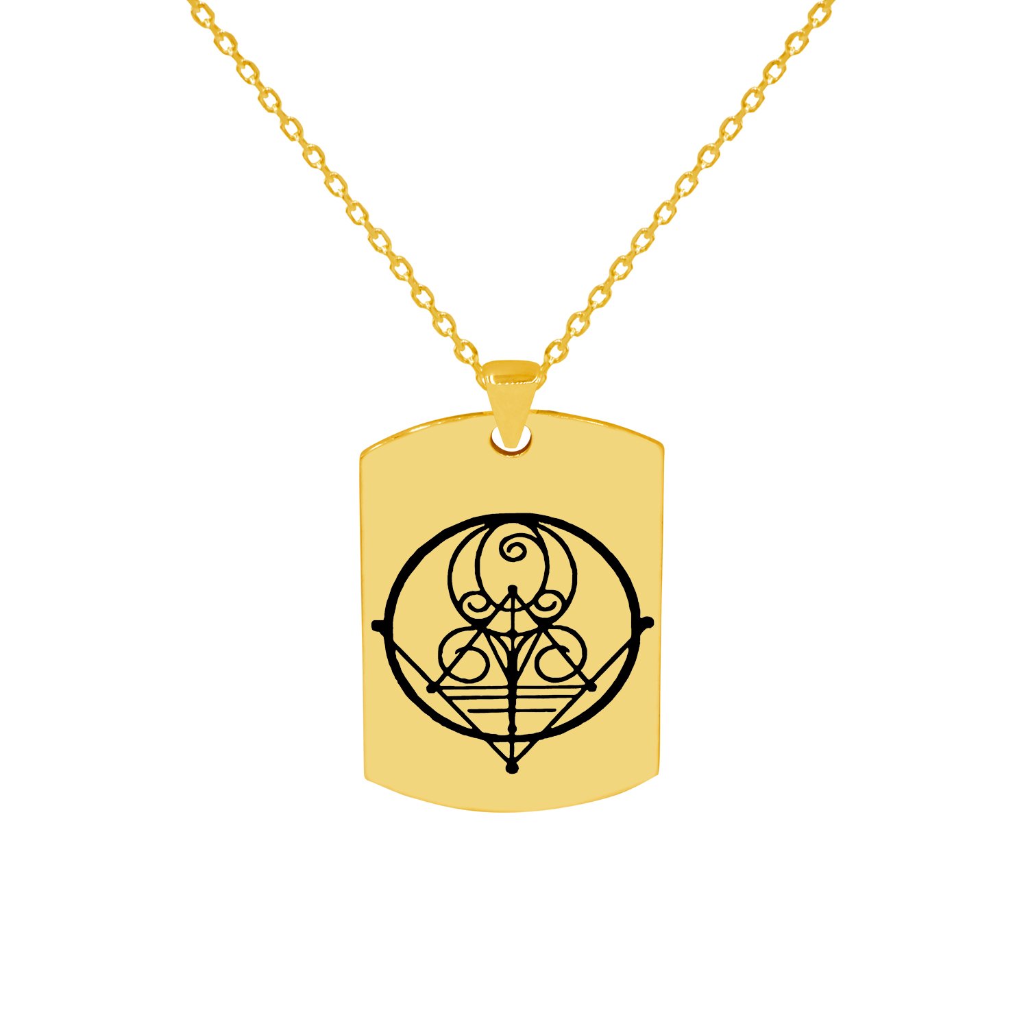 Gümüş Özel Tasarım Madalyon Kolye