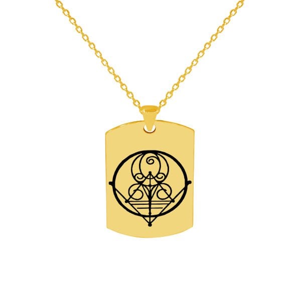 Gümüş Özel Tasarım Madalyon Kolye