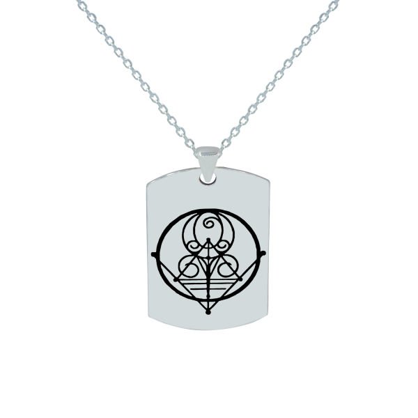 Gümüş Özel Tasarım Madalyon Kolye