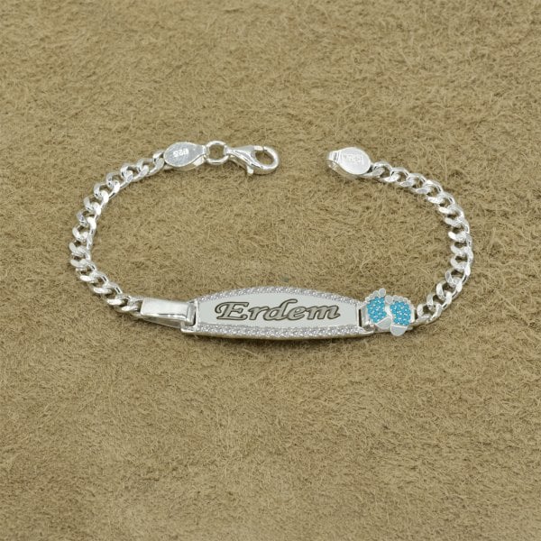 Gümüş İsimli Bebek Künyesi