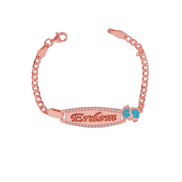 Gümüş İsimli Bebek Künyesi