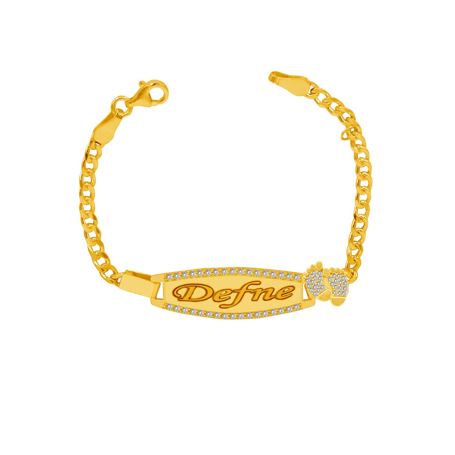 Gümüş İsimli Bebek Künyesi