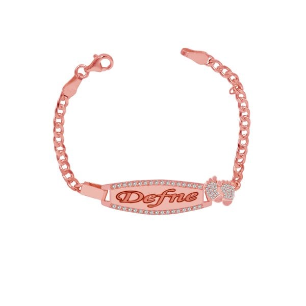 Gümüş İsimli Bebek Künyesi