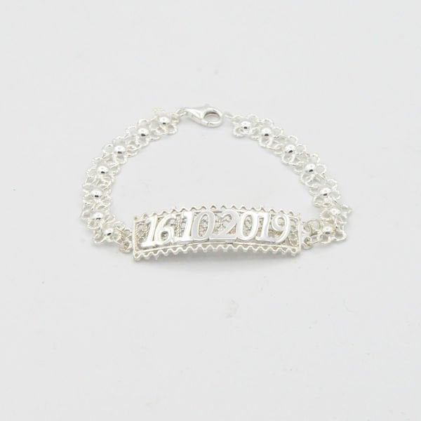 Gümüş Kişniş Telkari İsimli Bayan Bileklik