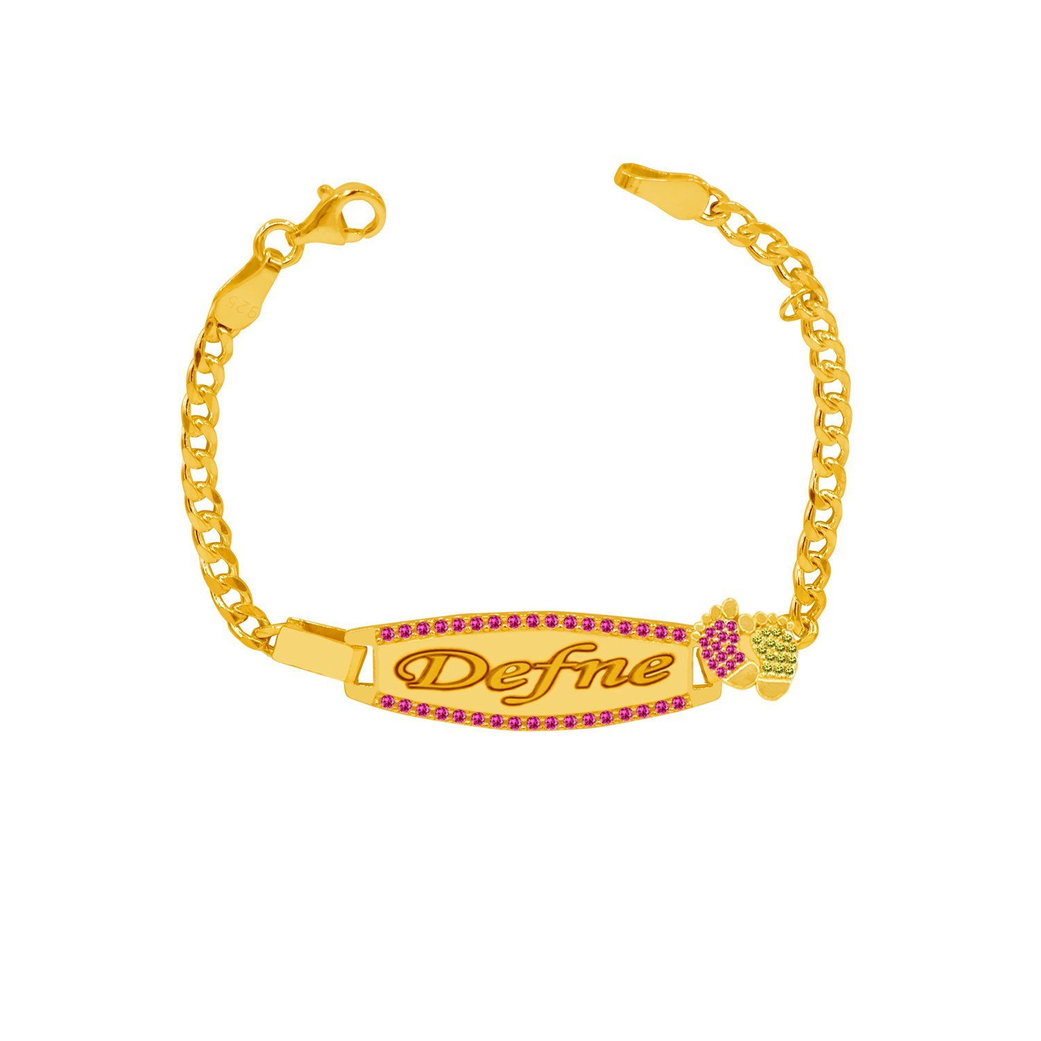 Gümüş Patikli İsimli Çocuk Künyesi