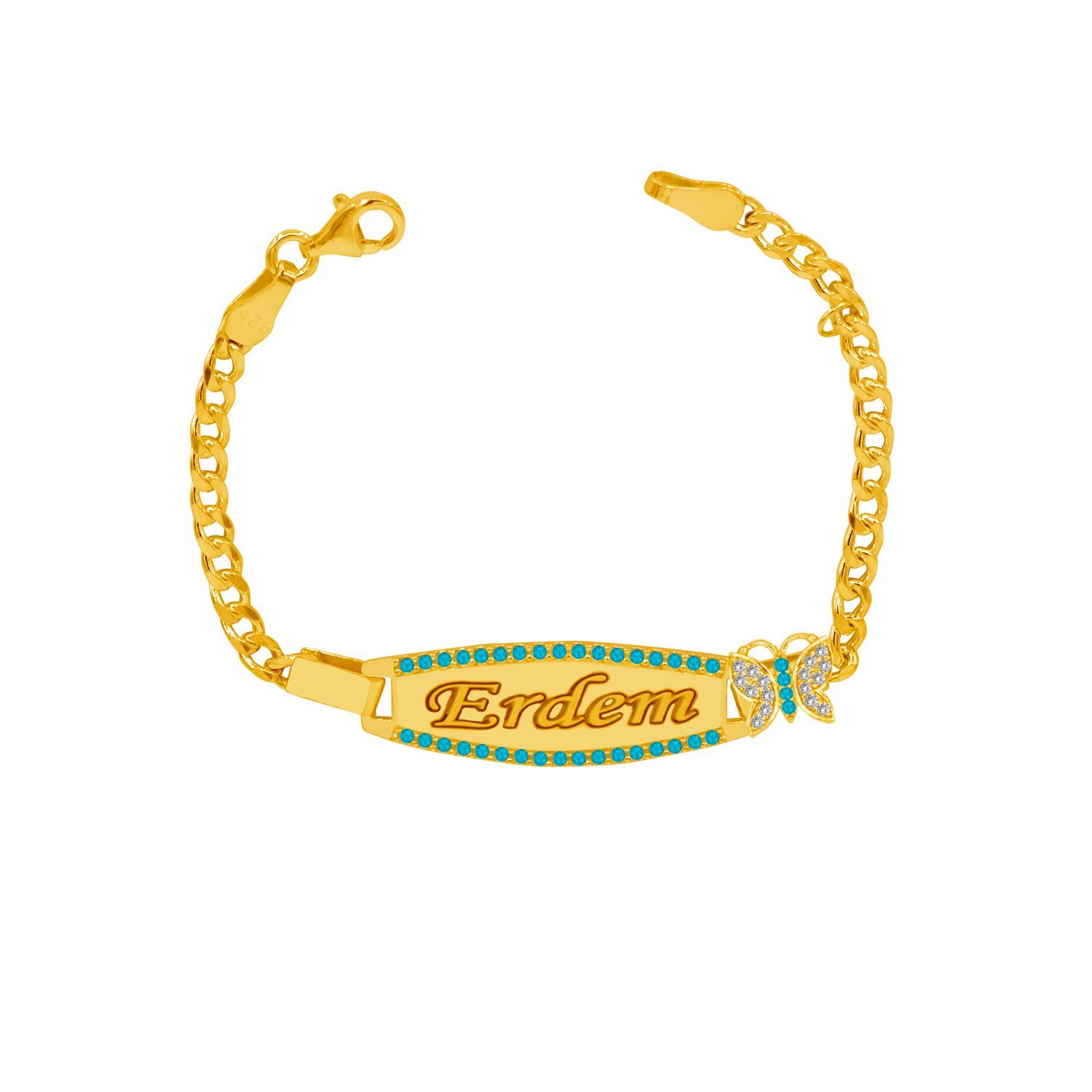 Gümüş İsimli Erkek Çocuk Bileklik