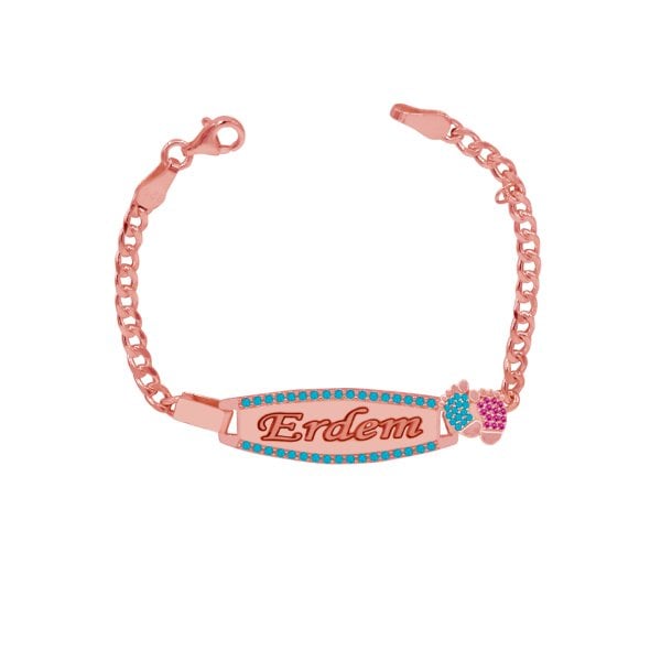 Gümüş İsimli Bebek Künyesi