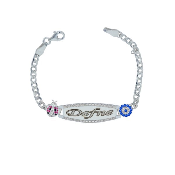 Gümüş Uğur Böcekli İsimli Bebek Künyesi